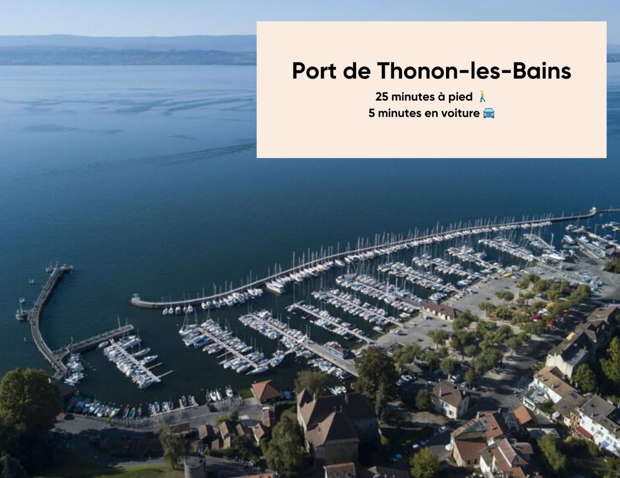 Cosy Et Moderne - Lac Leman Thonon-les-Bains Bagian luar foto