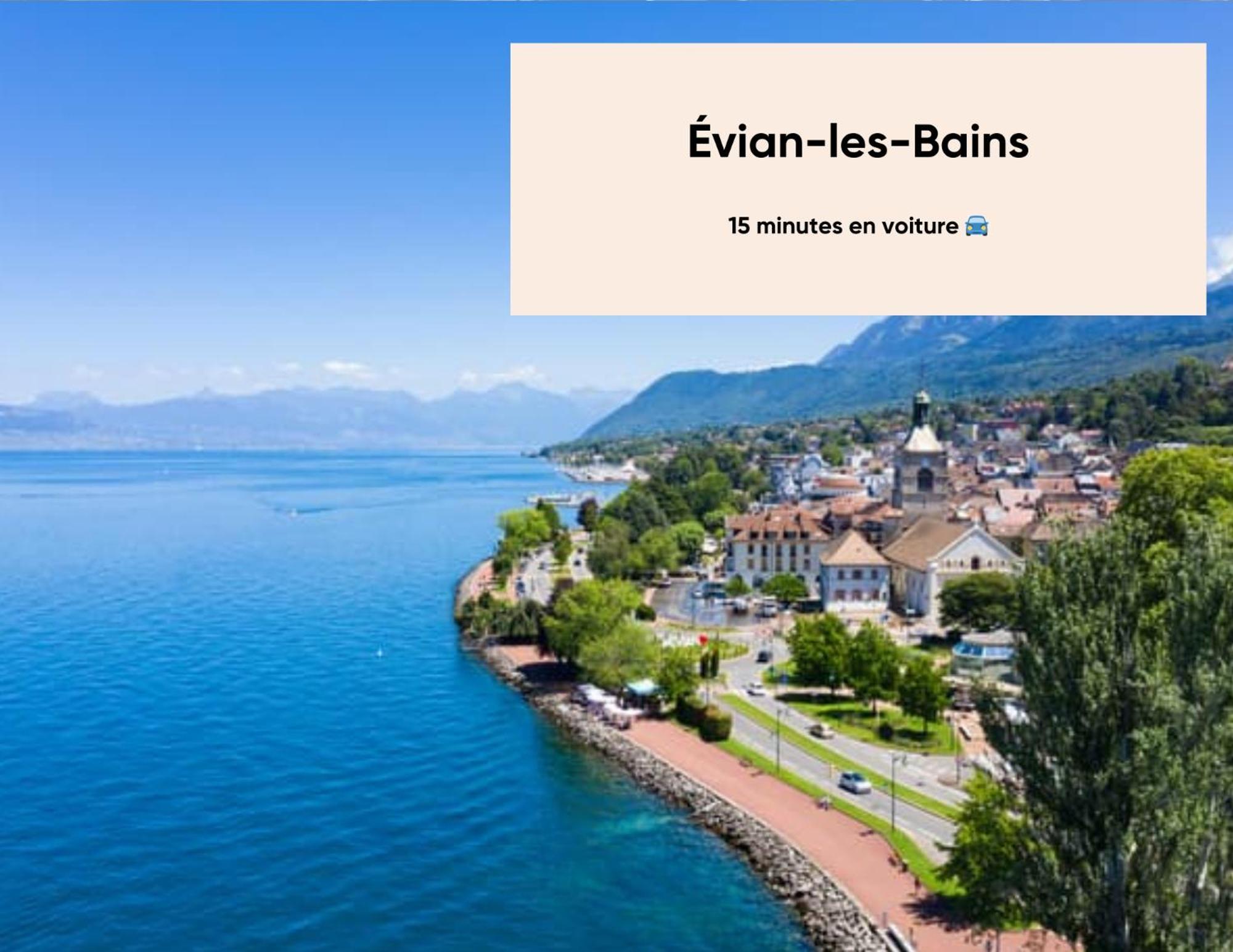 Cosy Et Moderne - Lac Leman Thonon-les-Bains Bagian luar foto